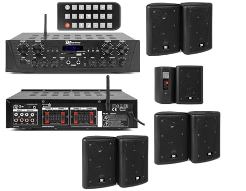 IMPIANTO AUDIO FILODIFFUSIONE CON 6 ALTOPARLANTI
