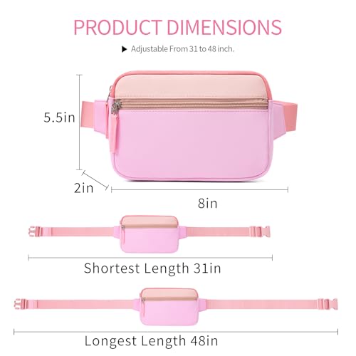Image of Fanny Pack Birthday Gifts for Teen Girls 7-13, Kids Crossbody Belt Bag | Back to School Gifts, Cute Preppy Girl Fashion Accessories with Adjustable Strap, Trendy Stuff for Travel & Dorm Essentials