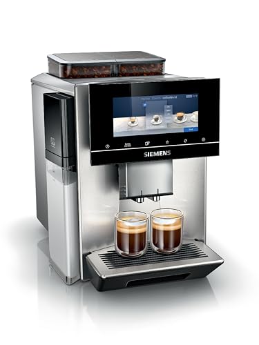 SIEMENS EQ900 Plus Fully Automatic Bean to Cup Coffee Machine, 6.8' Touch Screen Display, Auto...