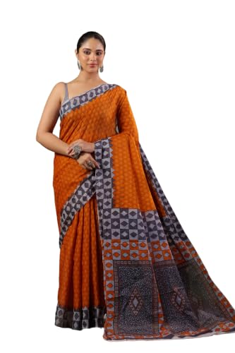 Image of TAMAIRA FASHION Mulmul Pure Cotton Saree For Woman |Office Wear Daily Wear Sarees For Women Without Blouse Piece(Available in 15 Colours)