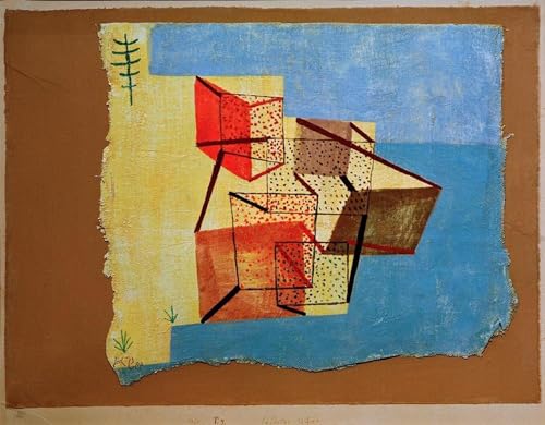Tableaux portrait Paul Klee image sur toile moderne décoration chambre