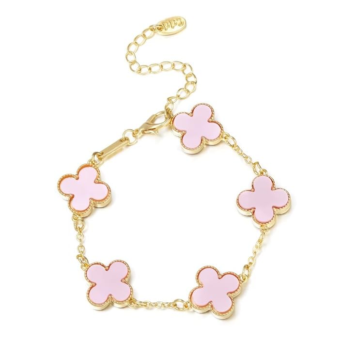 Clover bracelet (Pink)