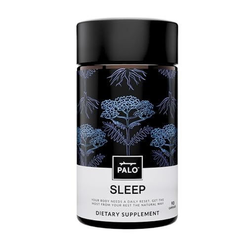 PALO Sleep & Stress Support – Melatonin-Free Vegan Supplement with