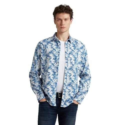 Image of Pepe Jeans Men's Casual Shirt | Trendy Printed Shirt for Men| Regular Fit | Full Sleeve | Available in Plus Size, Cotton