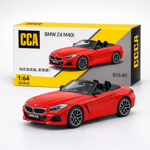 Image of Wizplex CCA Officially Licensed BMW Z4 M40i 1:64 Scale Die Cast Metal Car - Collectible Alloy Roadster Model with Free-Rolling Wheels, Display Showpiece for Kids 3+ & Car Enthusiasts