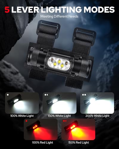 Image of Benlari UTV Dome Light, Roll Bar Cage Mount Interior Lights Fit for Polaris RZR Can Am Talon Kawasaki Golf Cart Boat Off-Road-Work for 1.25 in-2.0 in Ironwork (2PCS)
