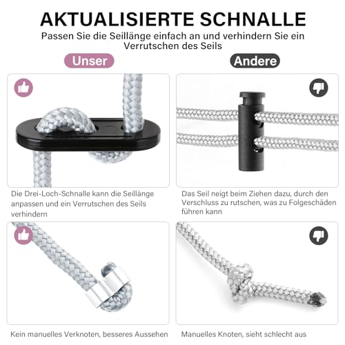 Schultertrainer Pulley für die Physiotherapie zu Hause,Schulter Physiotherapie Seilzug für Rehabilitation,Pulleysystem über der Tür für Arm-Reha-Übungen(Grau)