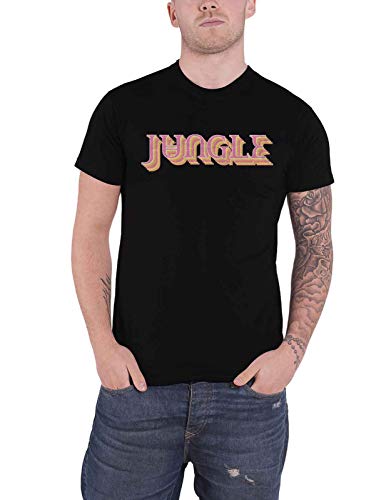 Jungle T Shirt Colour Band Logo Nuovo Ufficiale Uomo Size XL