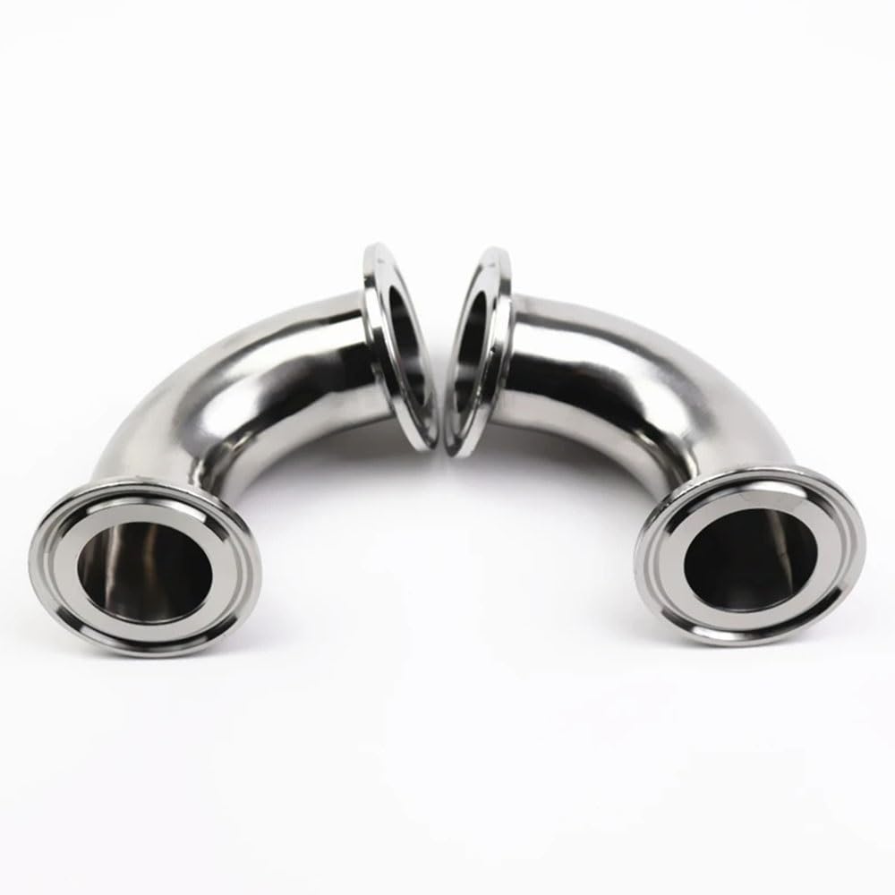 Accesorio de tubería de codo de 90 grados de acero inoxidable 304 for la industria alimentaria, 1 unidad(19mmx25.4)