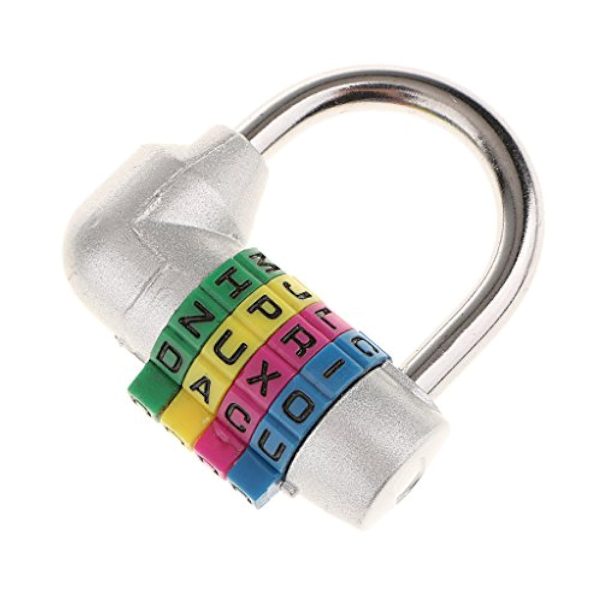 4 Digit Dial Letter Combination Padlock, Travel Luggage Lock
