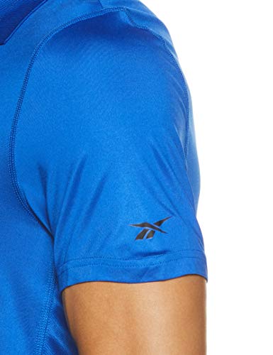 Image of Reebok Men's Solid Regular Fit Polo