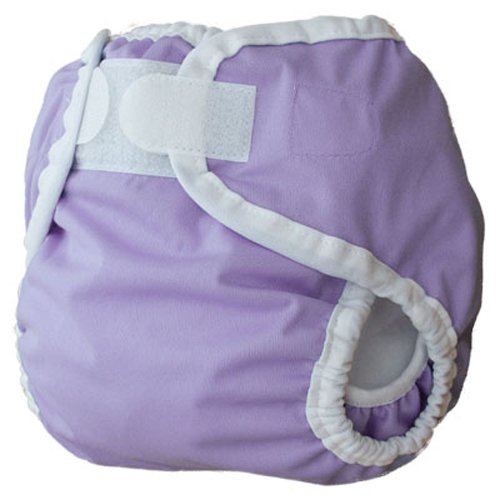 Thirsties Diaper Cover, Lavender, Medium (18-28 lbs) (Discontinued by Manufacturer)