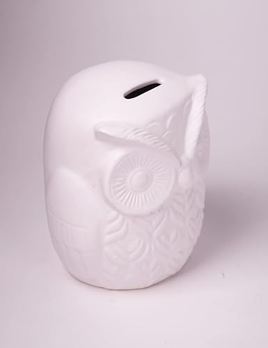 Miniatura 11 de Hucha búho estatua estatua de animales regalos escultura moderna decoración de cerámica 5.5 pulgadas