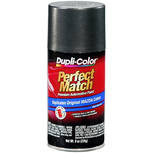 Image of Dupli-Color EBMZ11607 Perfect Match Automotive Spray Paint 8 oz. Aerosol Can Intended For Mazda Graphite Mica Metallic, 38R