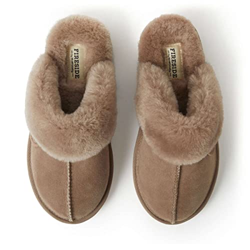 Image of Fireside by Dearfoams womens Sydney Genuine Shearling Scuff