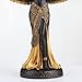 Veronese Design 13 3/8 Inch Isis The Egyptian Goddess of Magic and Wisdom Polystone Hand Painted Black Gold Statue Home Decor Sculpture