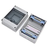 ZAWELIYO Scatola di Distribuzione Impermeabile a 5 Vie con Visione Chiara per Uso Interno Ed Esterno, Materiale ABS + PC, IP65, 6,3 X 4,72 X 3,54 Pollici
