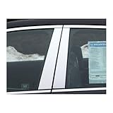 QAA FITS ACCORD 2008-2015 HONDA (4 Pc: Stainless Steel Pillar Post Trim Kit, 4-door) PP28281