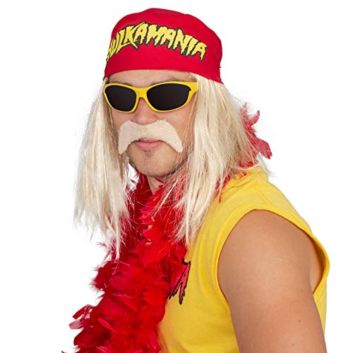 Wrestler Hogan Red or Yellow Sunglasses (Yellow)4