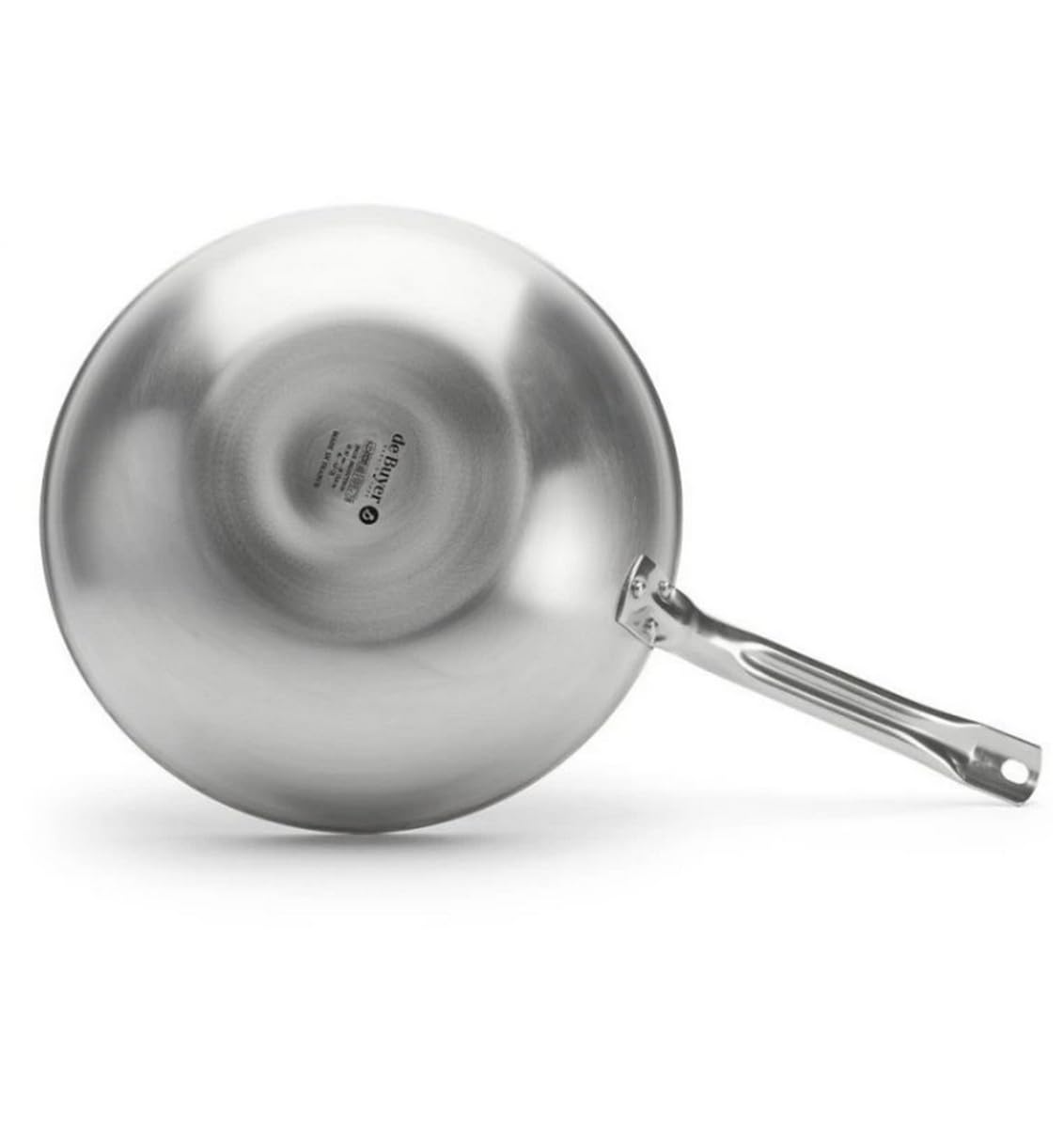 De Buyer Alchimy Wok Poêle 28 cm, Acier Inoxydable