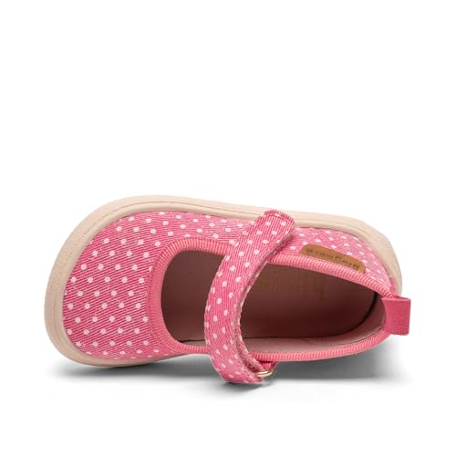 Bisgaard Mädchen Barefoot Ballet Slipper, Rose Dots, 21 EU – Ansicht 3