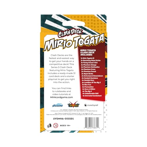 Jeu MHA deck preconstruit de 51 cartes pour debuter facilement sans assembler - 4