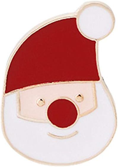 WESEEDOO Christmas Brooches Pins Red Christmas Brooch Badge Brooches Enamel Brooch Collar Brooch Corsage Brooch Christmas Tree Brooch Creative Brooch