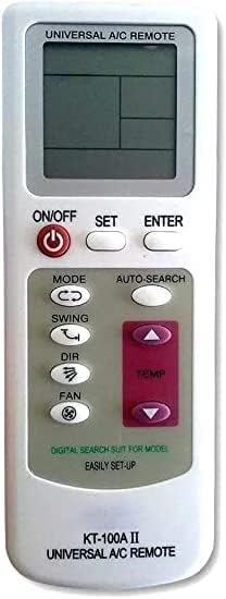 KT - Multi - Colorful Universal A/C Remote [109II] Control for Air ...