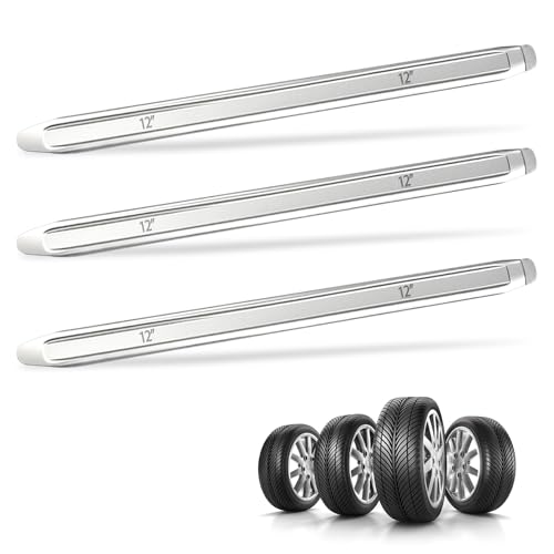 3 leve per pneumatici, 30 cm, in acciaio al manganese, leva di montaggio pneumatici, leva di montaggio pneumatici, leva di montaggio per pneumatici, per moto, bicicletta, carrello, scooter