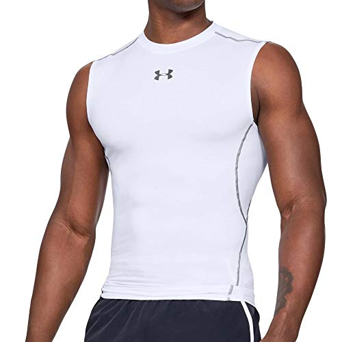 Image of Under Armour Men's HeatGear Compression Sleeveless T-Shirt
