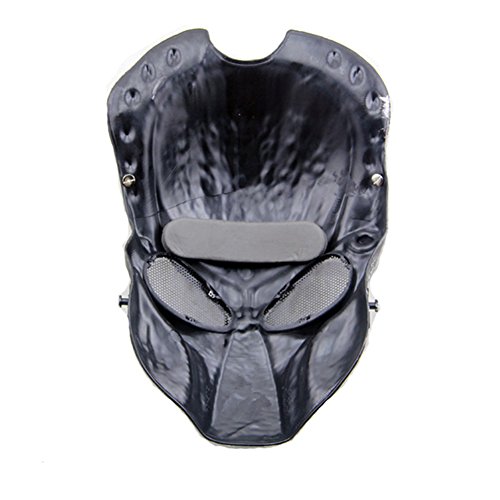 Atairsoft Tactical Airsoft Paintball Alien Protective Full Face Mask Copper #TOP1