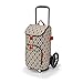 Produktbild reisenthel citycruiser Rack + citycruiser Bag Set, moderner, robuster Einkaufstrolley aus Aluminium, leichtlaufende Rollen - große Einkaufstasche, 34x60x24 cm, 45 l, Diamonds Mocha (6039)