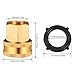 SagaSave 2 Pcs Brass Garden Hose Adapter 3/4