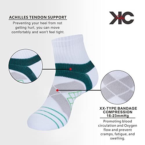 Image of Arch Support Socks - Light Compression Cushioned 4-Pack for Men & Women