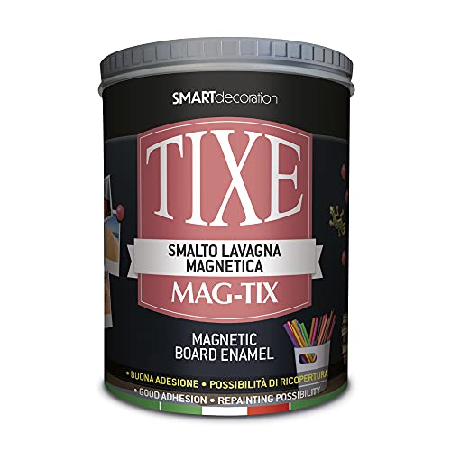 TIXE MAG-TIX Smalto Lavagna Magnetica, Nero, 1L