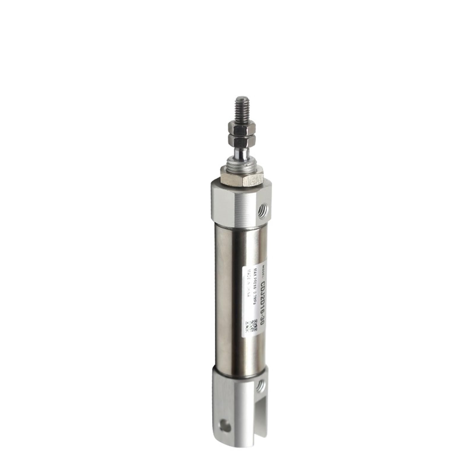 Mini cilindro neumático CDJ2D10 de doble efecto y varilla simple para fijación móvil