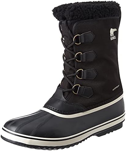 Sorel Men's Winter Boots, Black Black Ancient Fossil, 12