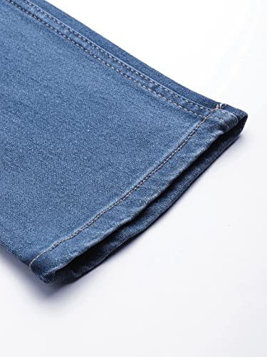 Image of Hubberholme Men's Stretchable Slim Fit Jeans - Casual Cotton Jeans for Men
