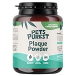 Pets Purest Poudre Dentaire pour Chien et Chat 185g. Nettoyage des Dents Plaque Off Chat et Chien Dentifrice Poudre. 100% Naturel Combat la Plaque Dentaire, Formation de tartre et la Mauvaise haleine