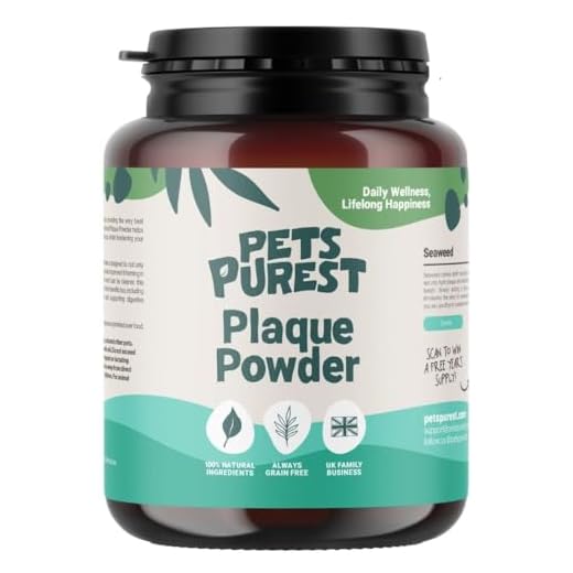 Pets Purest Polvo Dental Antisarro 185g - Elimina el Sarro y la Placa Dental en Perros, Gatos y Mascotas - 100% Natural para Prevenir el Mal Aliento