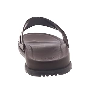UGG Wainscott Slide レザーサンダル ブラック ベイクルーズ UGG Wainscott Slide レザーサンダル ブラック ベイクルーズ