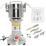 HYDDNice 700g Grain Mill Grinder 2500w 50-300 Mesh 36000RPM High Speed Electric Stainless Steel...