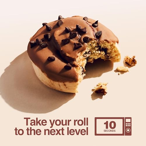 Legendary Foods 22g Protein Cinnamon Roll - Premium High Protien Bars, Low Carb Meal Replacement Snack, Low Glycemic Index, Gluten Free Snacks - Sweet Zero Sugar, Keto and Diabetic Friendly 10-Pa