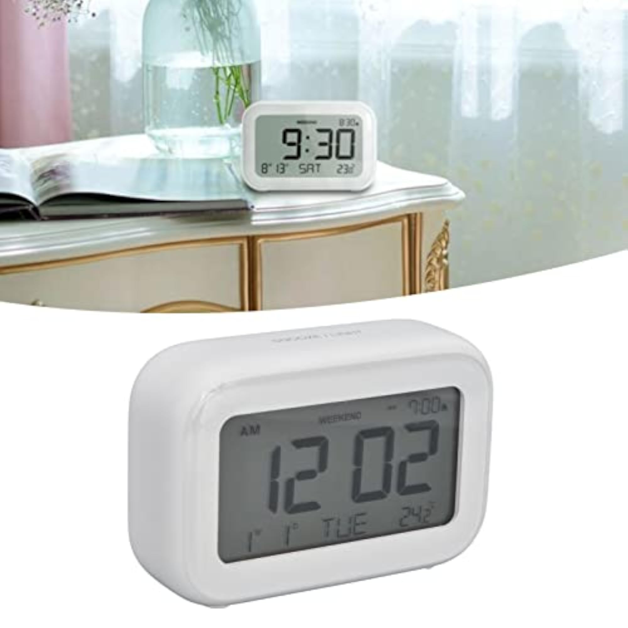 Digital Clock with Weekend Mode and Snooze Function