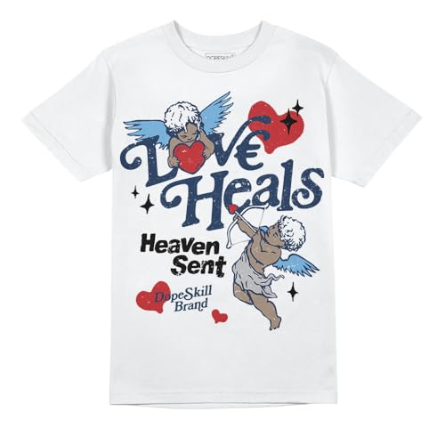 Image of DopeSkill Graphic Tee Streetwear Hip Hop Hypebeast Street Style Crew Neck Unisex T-Shirt Sneaker Colour Matching Shirts Angel