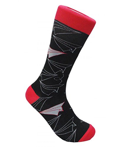 FineFit Man Cave Trouser Socks - One Size, Paper Planes