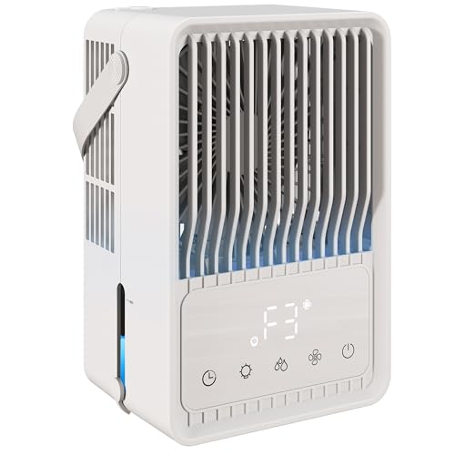 HOMCOM Portable Air Conditioner 4-in-1 Mini Air Cooler 550ml White