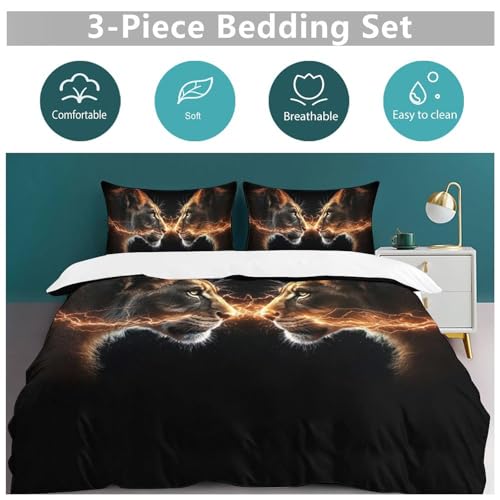 Funda de edredón de microfibra BlitzLöwe que soluciona las arrugas en la cama 6