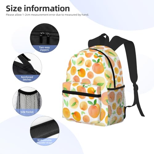 Sac à dos ordinateur 15,7 EdWal anti-choc motif pêche chic - 5