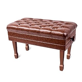 GGZONE Tabouret de Piano Banc de Piano Deluxe Duet avec Stockage de Musique Tabouret de Piano réglable avec Structure de Levage cachée Capacité de Poids 180 kg Beautiful Scenery - Les Beatles, Paul McCartney, John Lennon, RIngo Starr, George Harrison